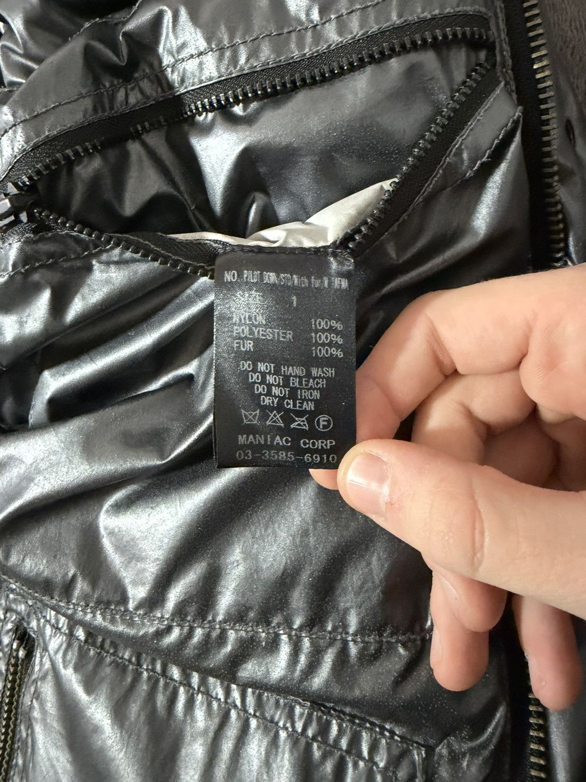 Le Grande Bleu (L.G.B.) L.G.B Reversible Pilot Puffer with fur Size US S / EU 44-46 / 1 - 16 Thumbnail
