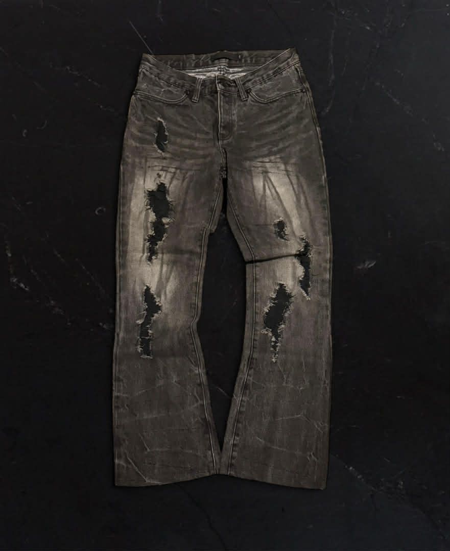 Japanese Brand Fuga Waxed Denim Size US 29 - 1 Thumbnail