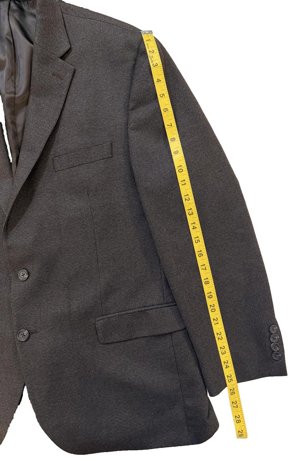 Chaps Ralph Lauren Blazer Mens 46R Gray Sport Coat Quiet Money Size 46R - 9 Thumbnail