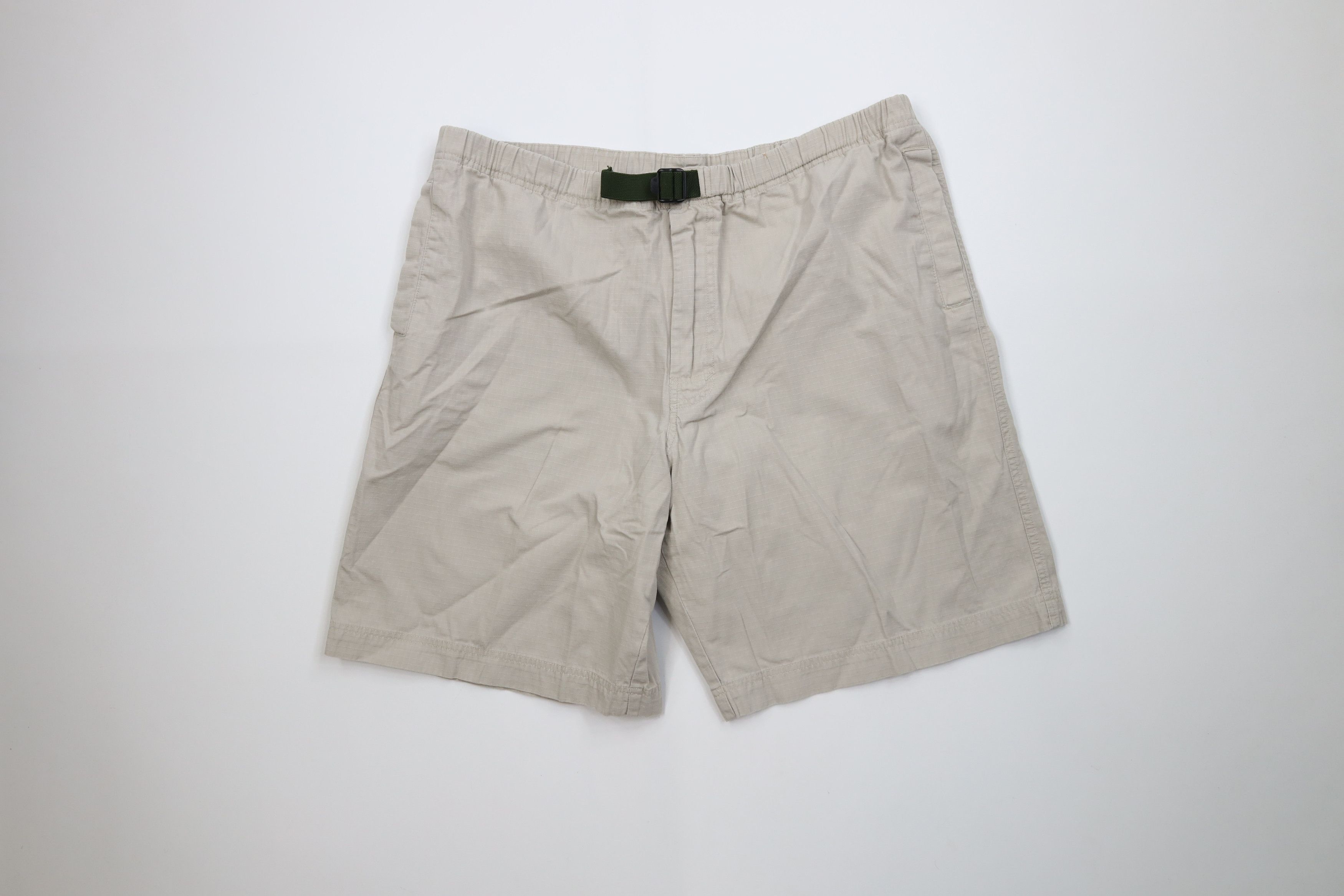 Gap Vintage Y2K 2001 Gap Above Knee Ripstop Cargo Shorts Beige Size US 36 / EU 52 - 1 Thumbnail