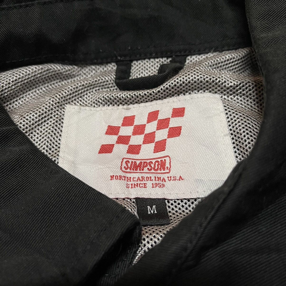 Vintage SIMPSON RACING jacket bomber riding Size US M / EU 48-50 / 2 - 7 Thumbnail