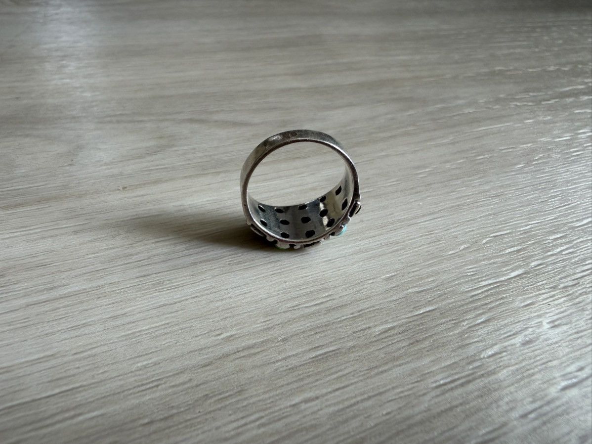 Vintage Vintage Sterling Silver Multi-Gem Ring Sz 7.25 Size ONE SIZE - 4 Thumbnail