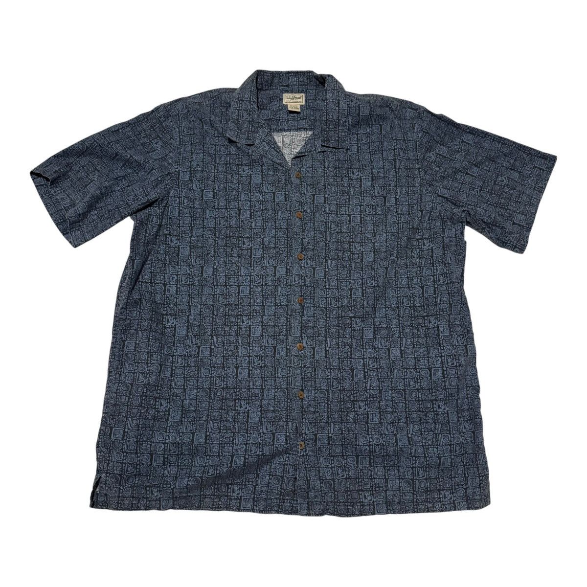 L.L. Bean L.L. Bean Geometric Casual Button Down Shirt XL Tall Size US XL / EU 56 / 4 - 1 Thumbnail