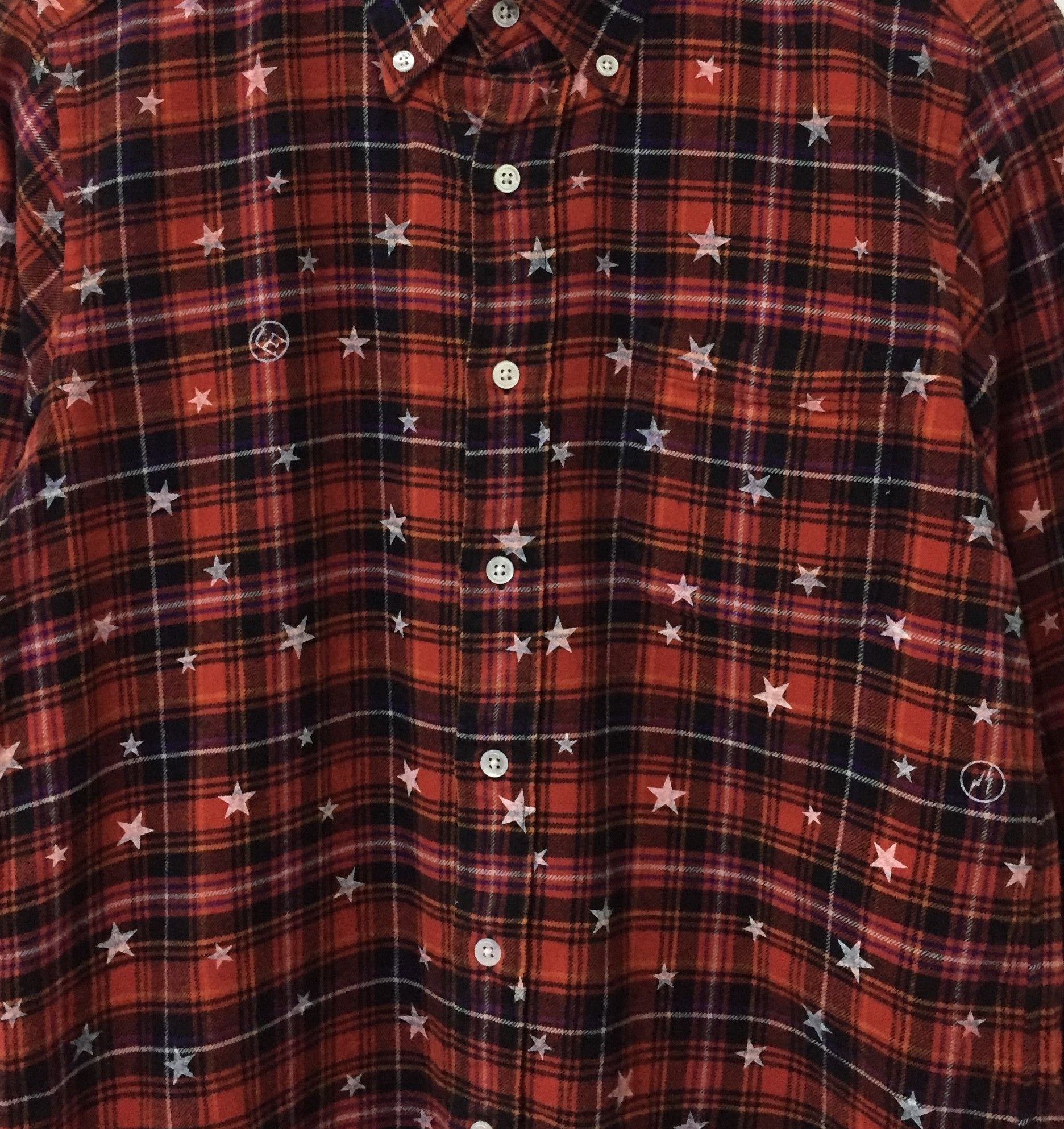 uniform experiment UNIFORM EXPERIMENT SOPHNET FRAGMENT JAPAN FLANNEL SHIRT Size US M / EU 48-50 / 2 - 4 Thumbnail