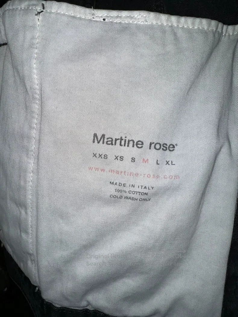 Martine Rose Martine Rose Black logo printed denim jacket Size US M / EU 48-50 / 2 - 3 Thumbnail