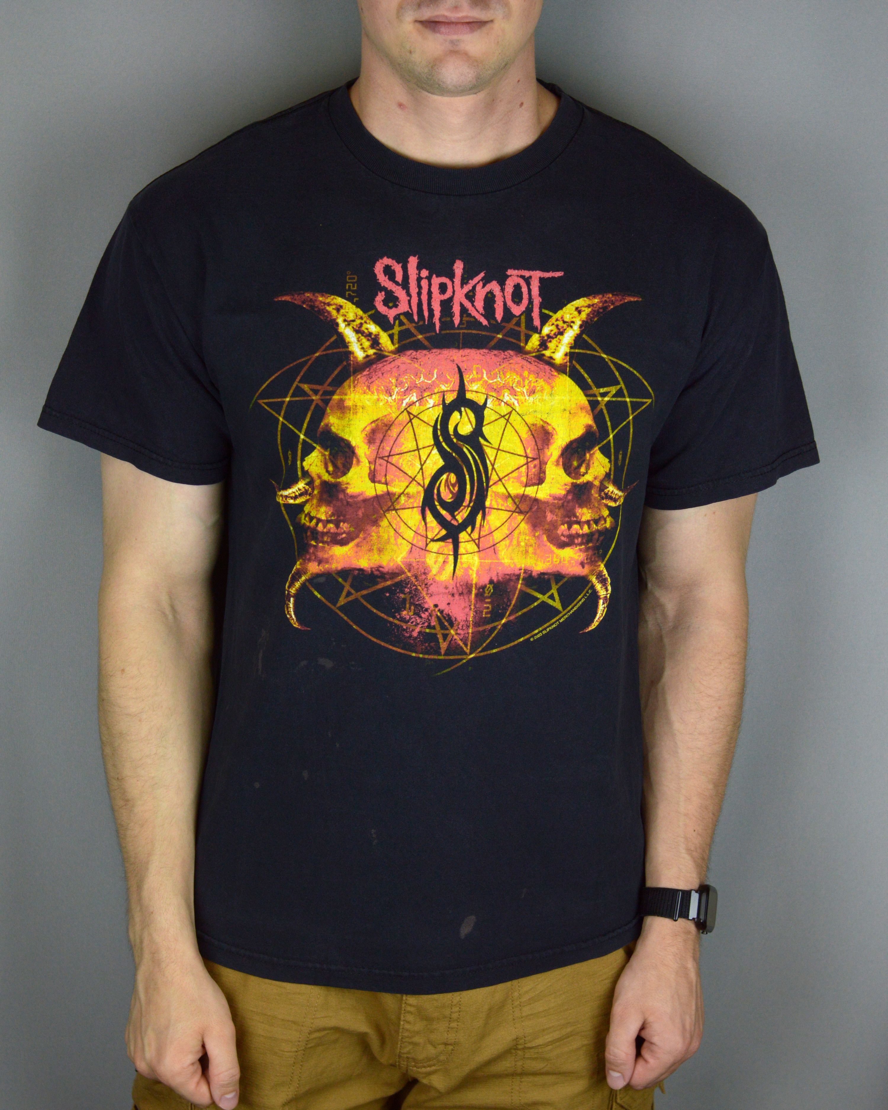 Slipknot × Vintage Vintage Slipknot 2003 t shirt Size US L / EU 52-54 / 3 - 1 Thumbnail