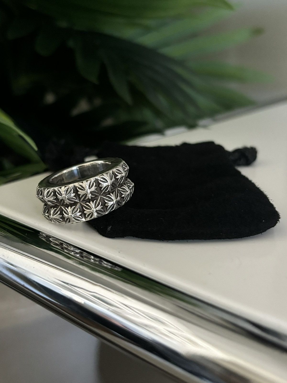 Chrome Hearts RARE - HEAVY DOUBLE PUNK RING Size ONE SIZE - 4 Thumbnail