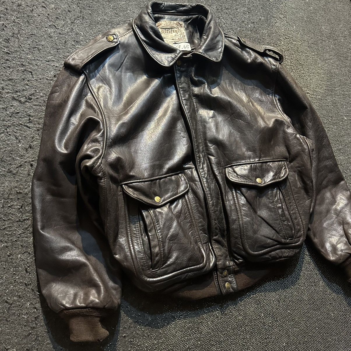 Vtg Heritage Paris Leather Jacket