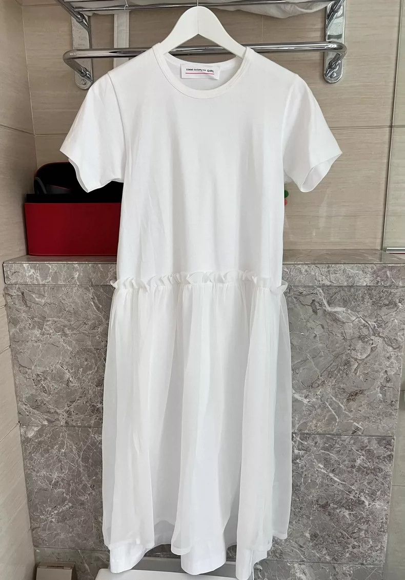 Comme des Garcons Comme Des Garcons White cotton dress Size S / US 4 / IT 40 - 1 Thumbnail