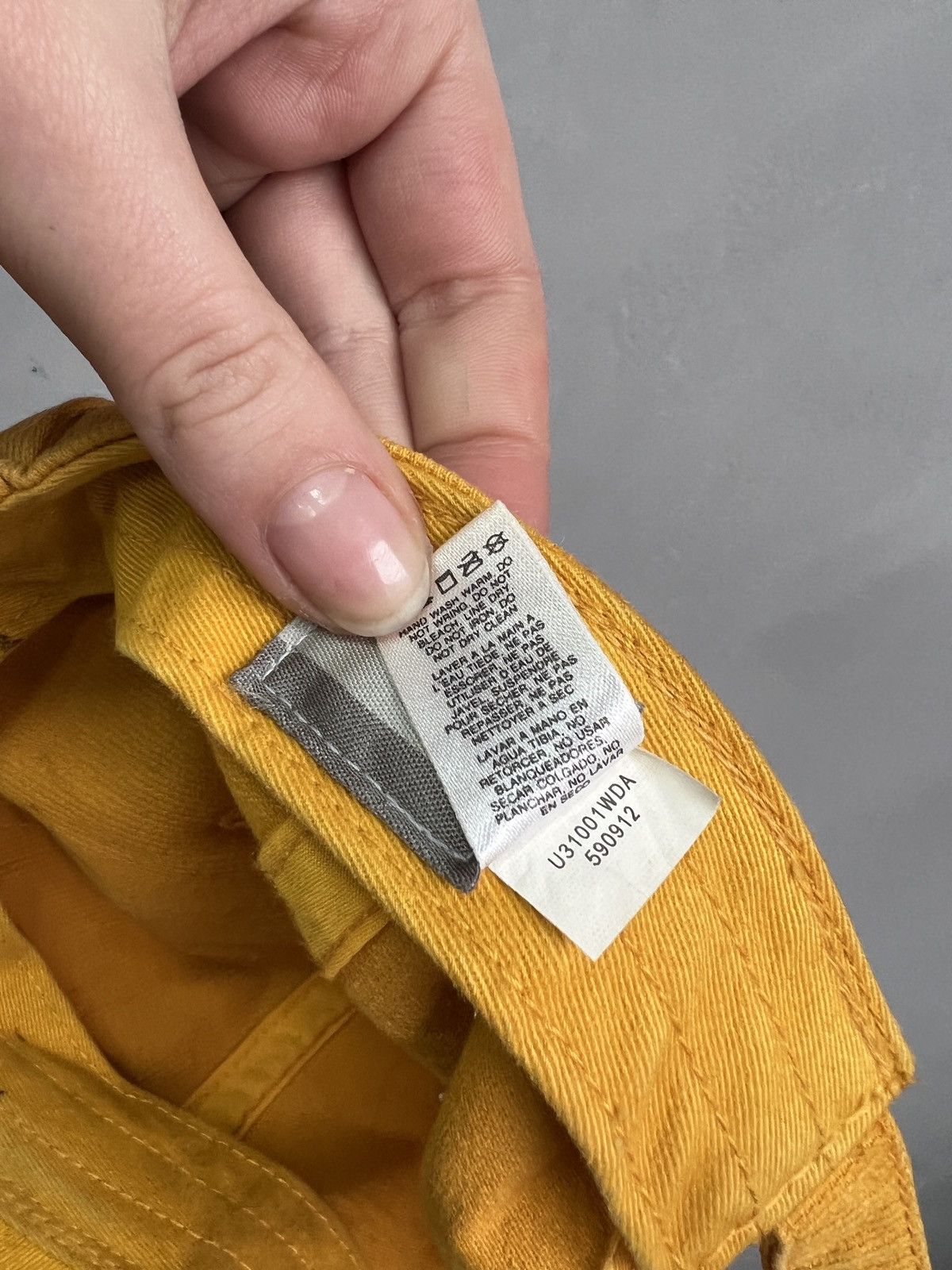 Nike Nike yellow cap velvet fabric rare vintage item Size ONE SIZE - 9 Thumbnail
