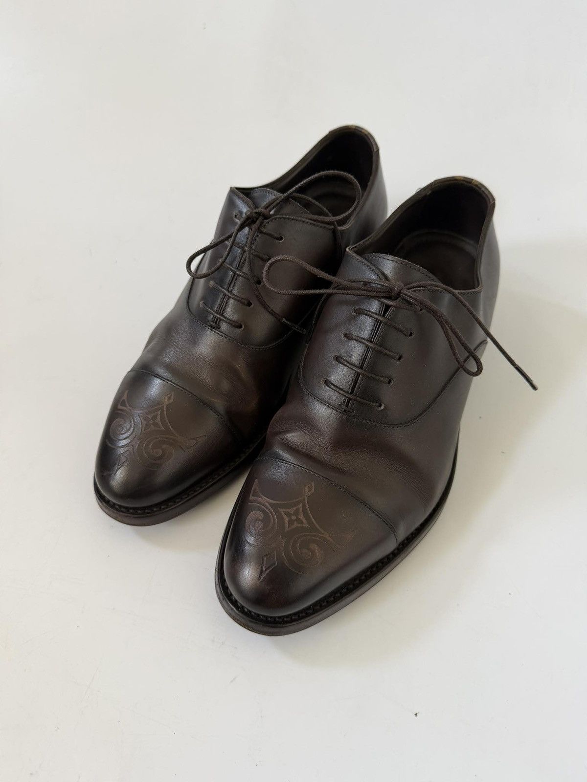 Louis Vuitton Louis Vuitton Monceau Flex Line Derby Brown Size US 5 / EU 37 - 5 Thumbnail