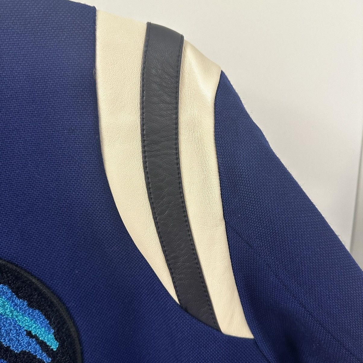 Paul Smith Rare High Quality Paul Smith Wool Lambskin Varsity Jacket Size US S / EU 44-46 / 1 - 13 Thumbnail