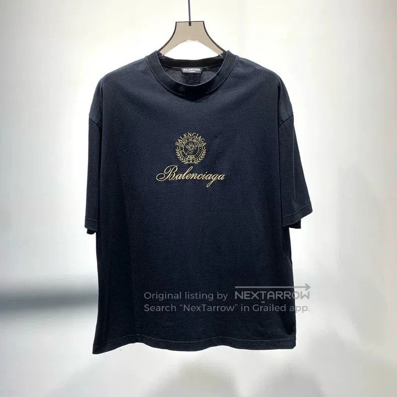 Balenciaga Balenciaga Logo Print Short Sleeve T-shirt. Size US M / EU 48-50 / 2 - 1 Thumbnail