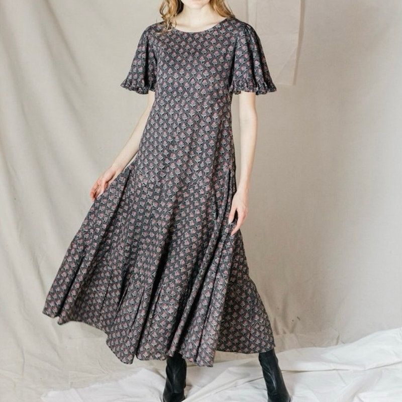 Other Voloshin Harriet Ruffle Sleeve Praire Pullover Dress Size S / US 4 / IT 40 - 1 Thumbnail