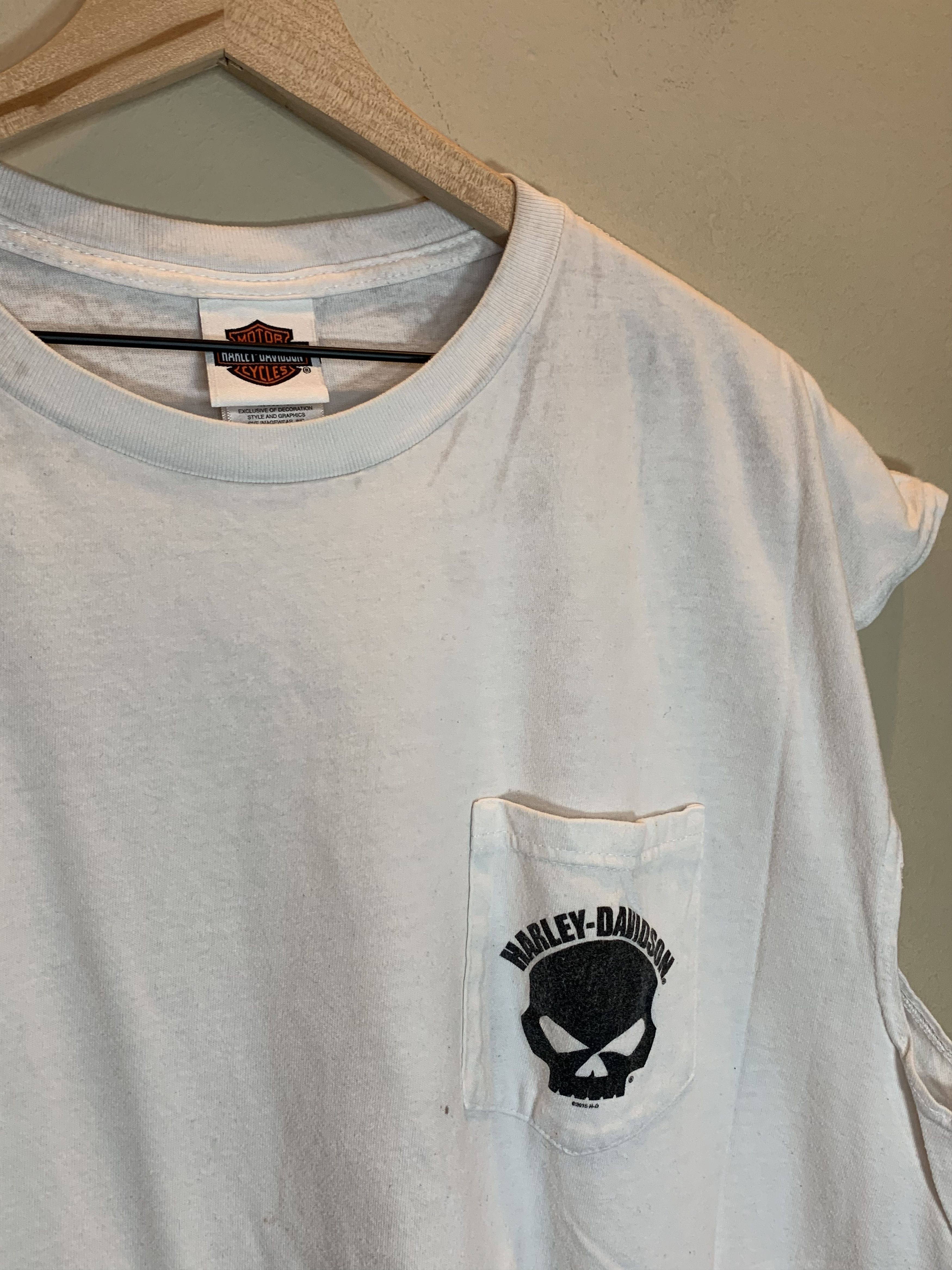 Harley Davidson *RARE* Harley Davidson Skull Pocket Sonoma County Tank Top Size US XXL / EU 58 / 5 - 3 Thumbnail