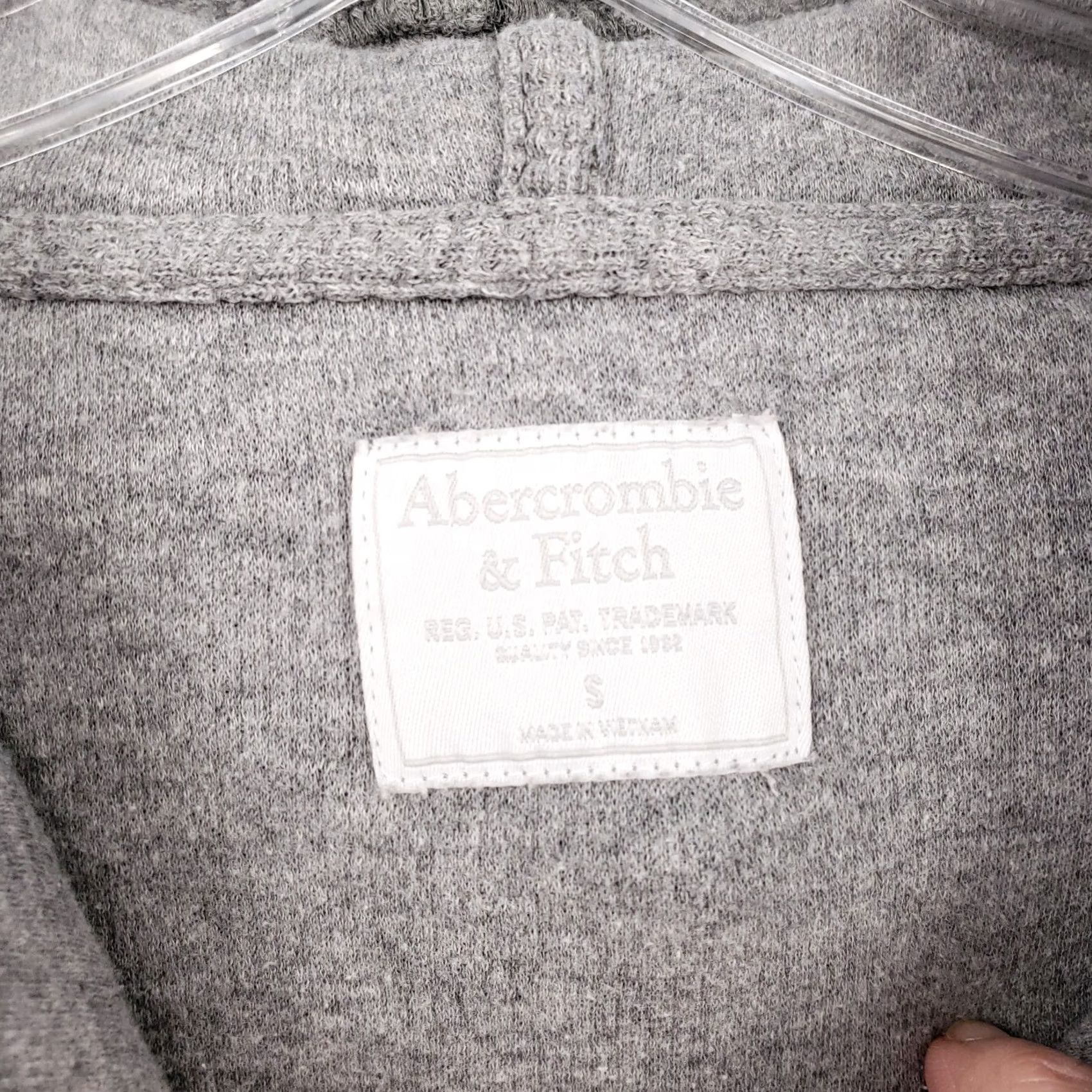 Abercrombie & Fitch Abercrombie & Fitch Hoodie Adult Small Gray Long Sleeve Drawstring Heather Mens Size US S / EU 44-46 / 1 - 6 Thumbnail
