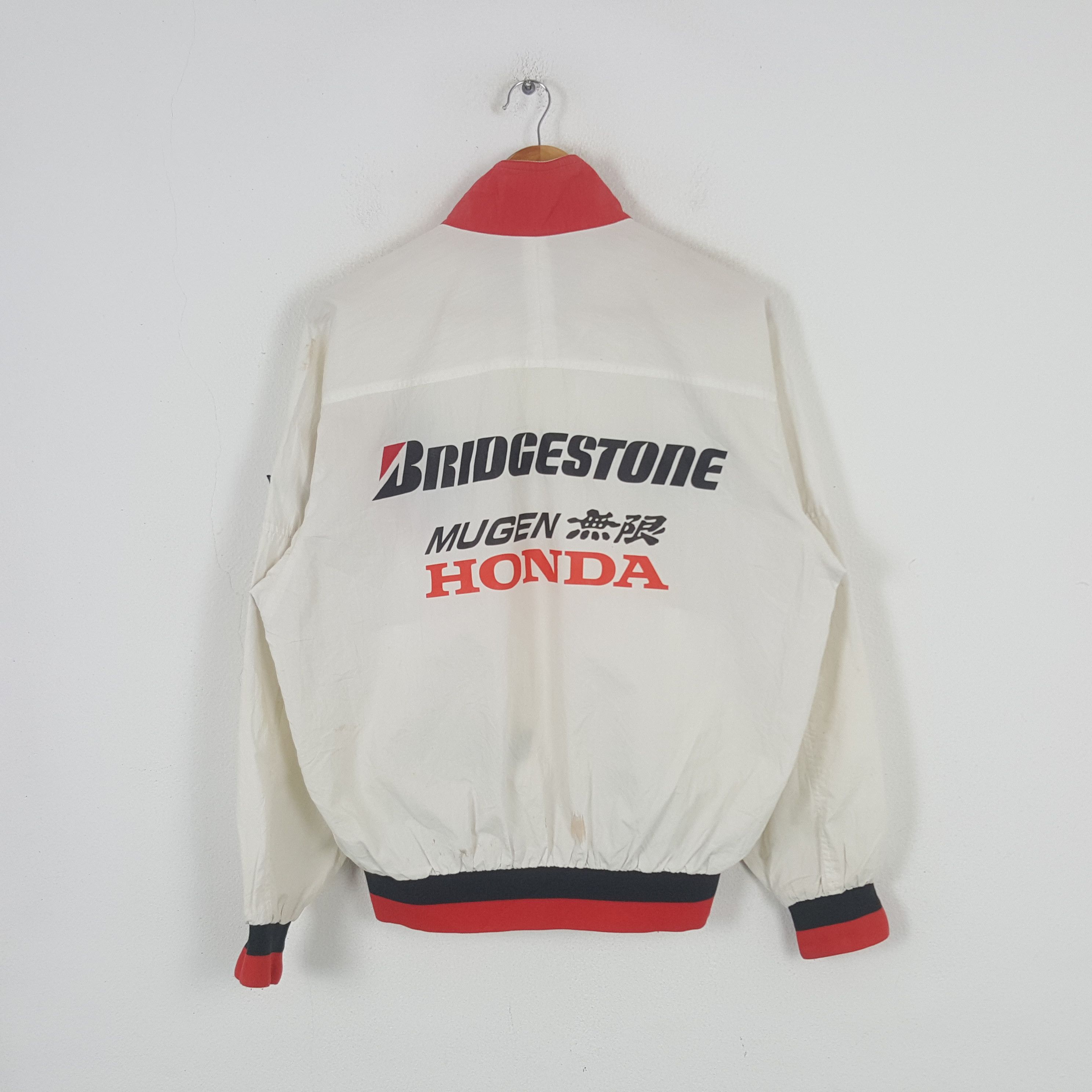 Honda × Vintage Vintage Bridgestone X Mugen Honda Japanese Racing Jacket Size US M / EU 48-50 / 2 - 1 Thumbnail