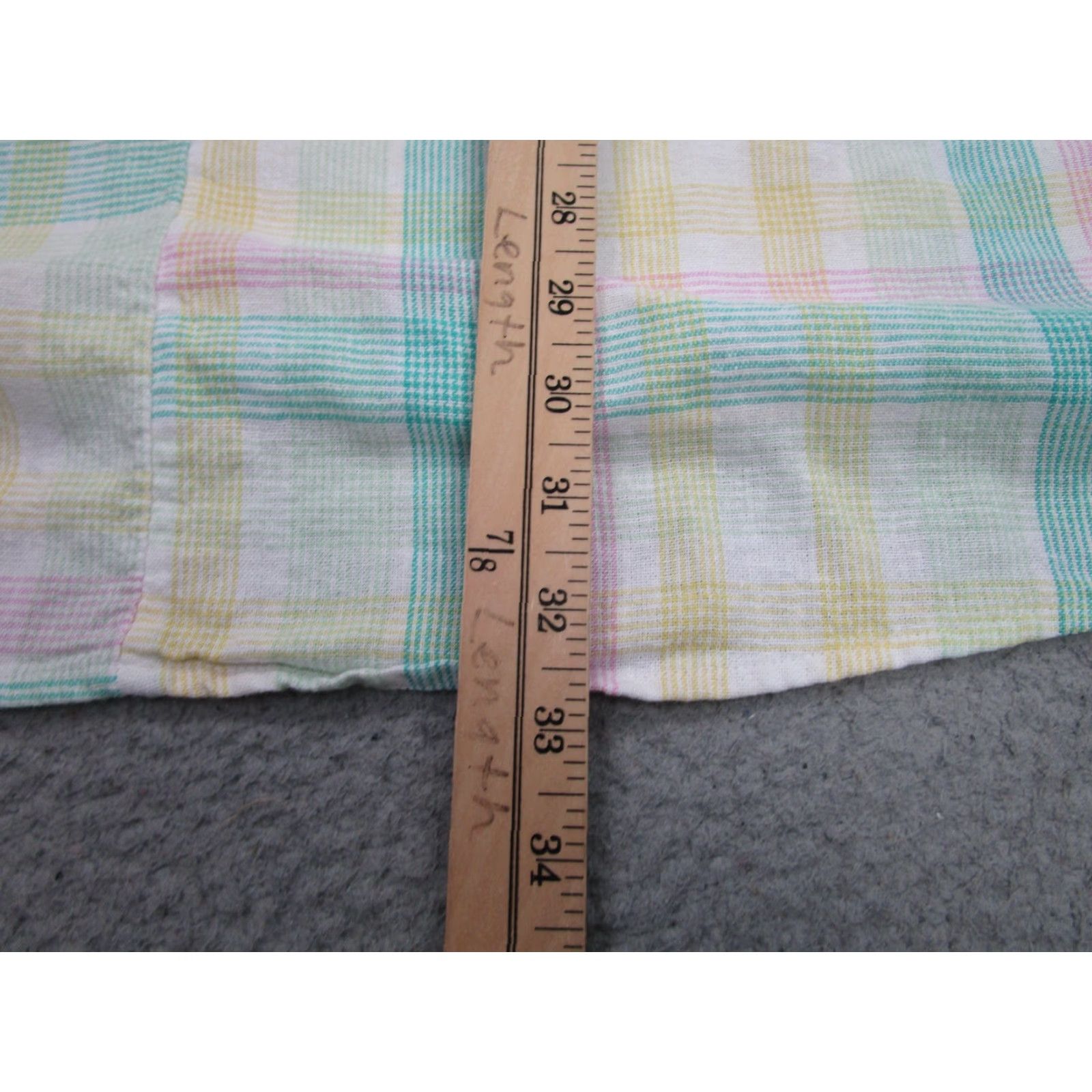 Old Navy Old Navy Dress Womens XL Multicolor Plaid Linen Blend Tie Front Sundress Summer Dress Size XL / US 12-14 / IT 48-50 - 7 Thumbnail