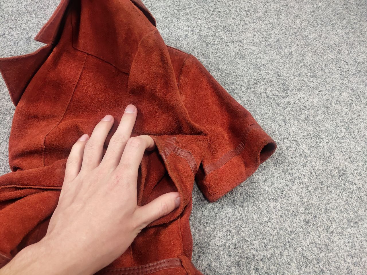 Vintage Vintage 60s Limited Suede Leather Short sleeve Blazer Jacket Size L / US 10 / IT 46 - 13 Thumbnail