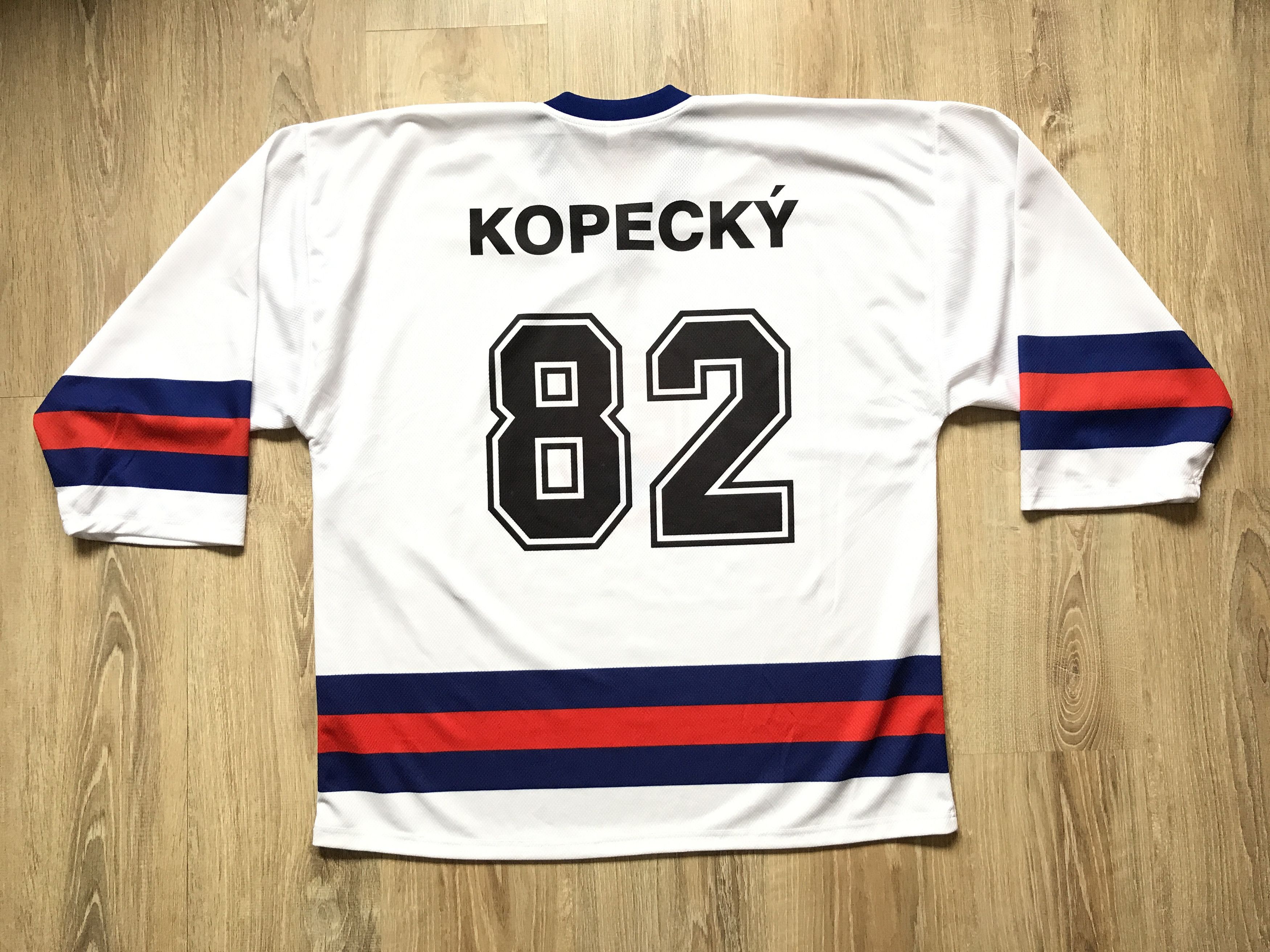 NHL × Vintage Vintage NHL National Team Slovakia Kopecky #82 Jersey Size US L / EU 52-54 / 3 - 3 Thumbnail