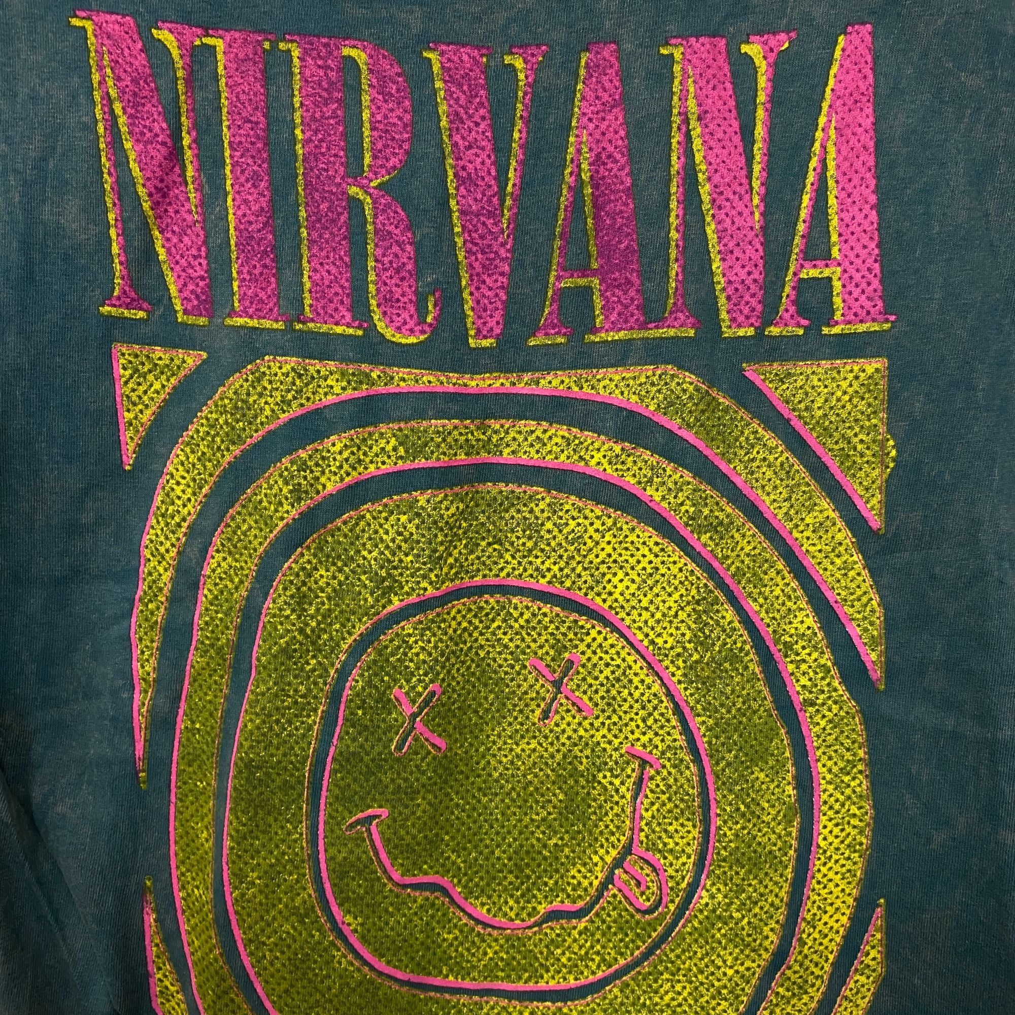 Nirvana Nirvana Nevermind Album Dead Smiley Face Logo T-Shirt Small Size US S / EU 44-46 / 1 - 4 Thumbnail