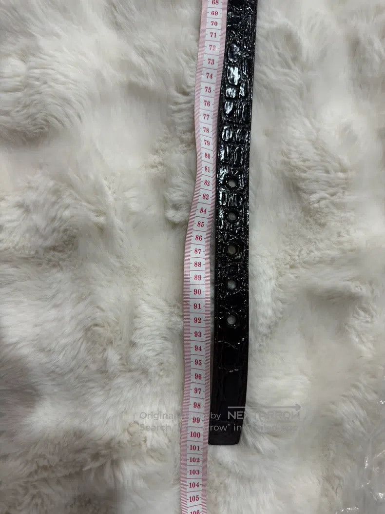 Saint Laurent Paris Saint Laurent Paris size 85 Embossed Leather Belt Size ONE SIZE - 9 Thumbnail