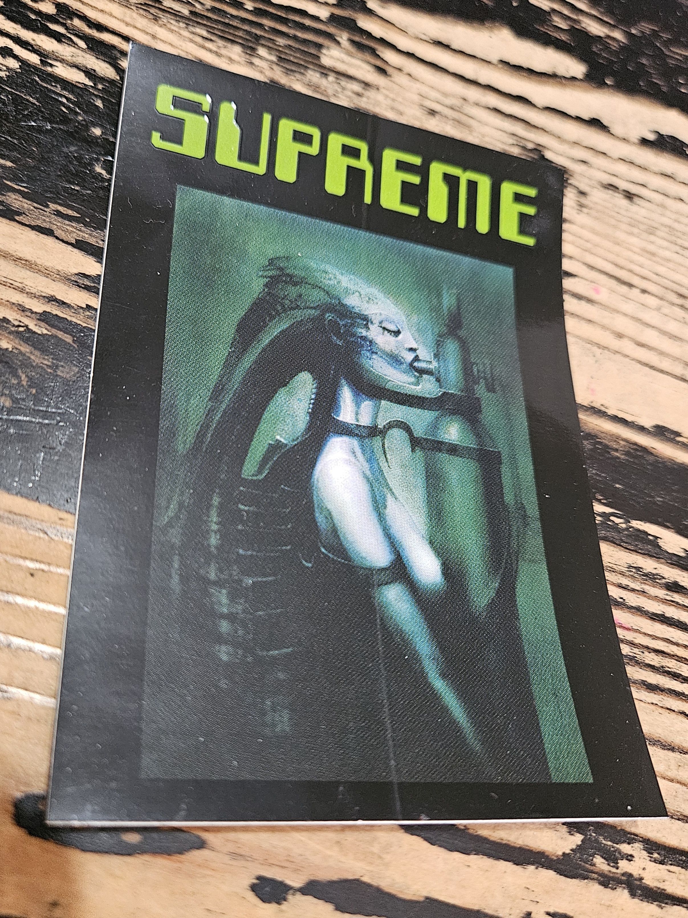 Supreme Supreme H.R. Giger Tongue Sticker SS14 | Grailed