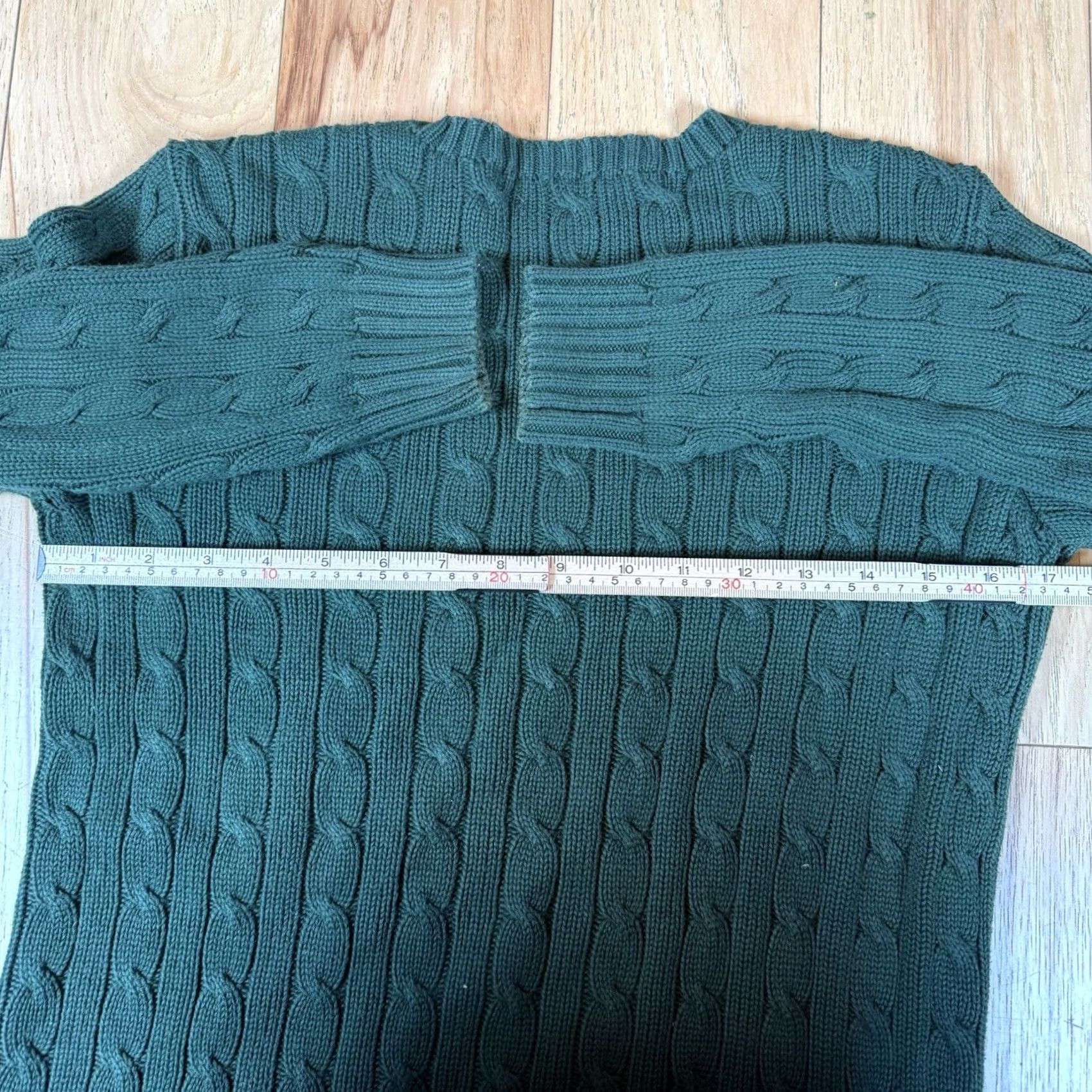 Ralph Lauren VINTAGE Ralph Lauren Sport Sweater Women’s Small Cable-Knit Crew Neck Green Pullover S Women’s Crew Neck Green Sports Styling Size S / US 4 / IT 40 - 5 Thumbnail