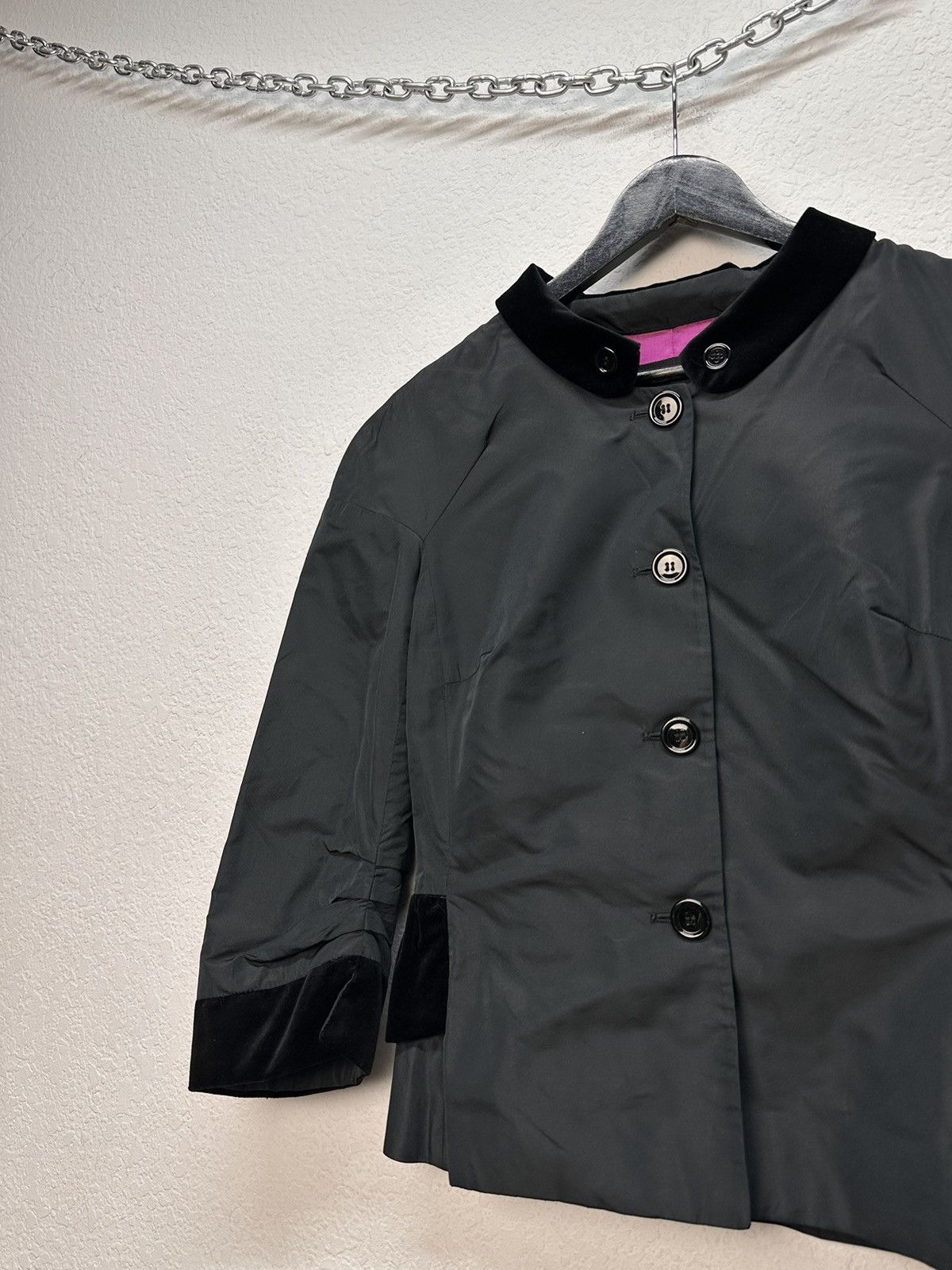 Dolce & Gabbana Vintage Dolce Gabbana Blazzer Jacket Black Luxury Prada Size M / US 6-8 / IT 42-44 - 6 Thumbnail