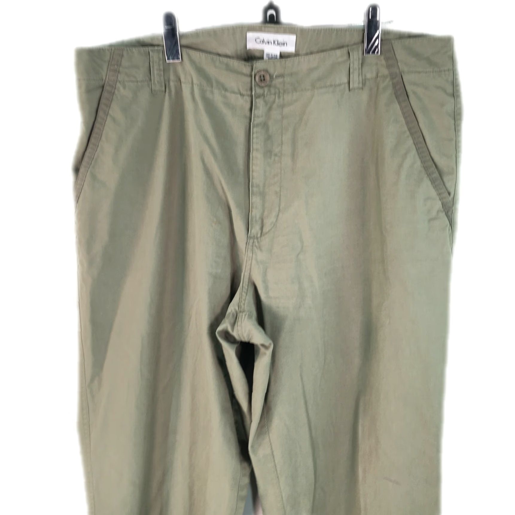 Calvin Klein Calvin Klein Men's Easy Fit Chino Pants Casual Dress Pant Size 36X34 Beige Size US 40 / EU 56 - 3 Thumbnail