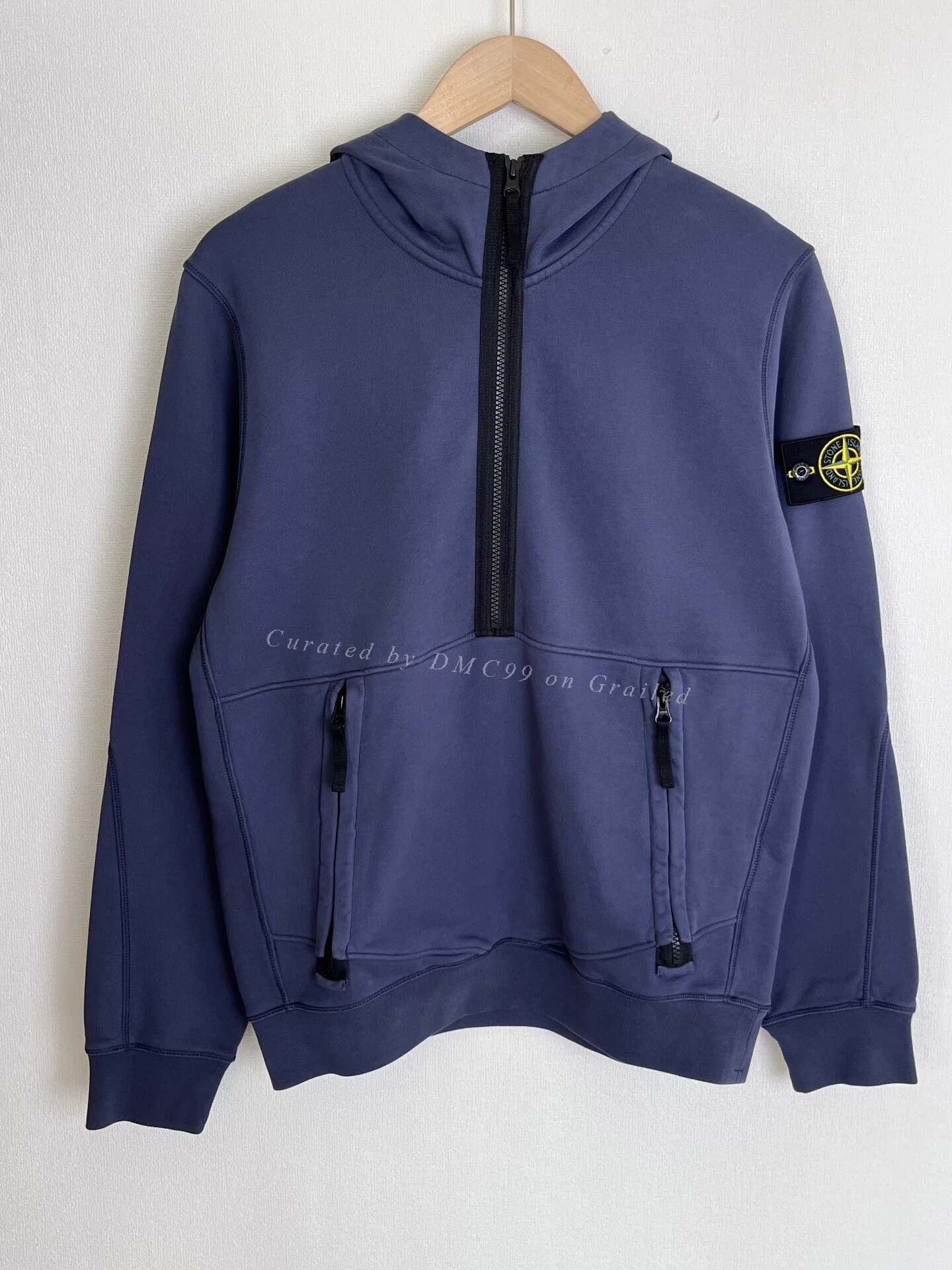 Stone Island Stone Island Half-Zip Hoodie Size US S / EU 44-46 / 1 - 1 Thumbnail