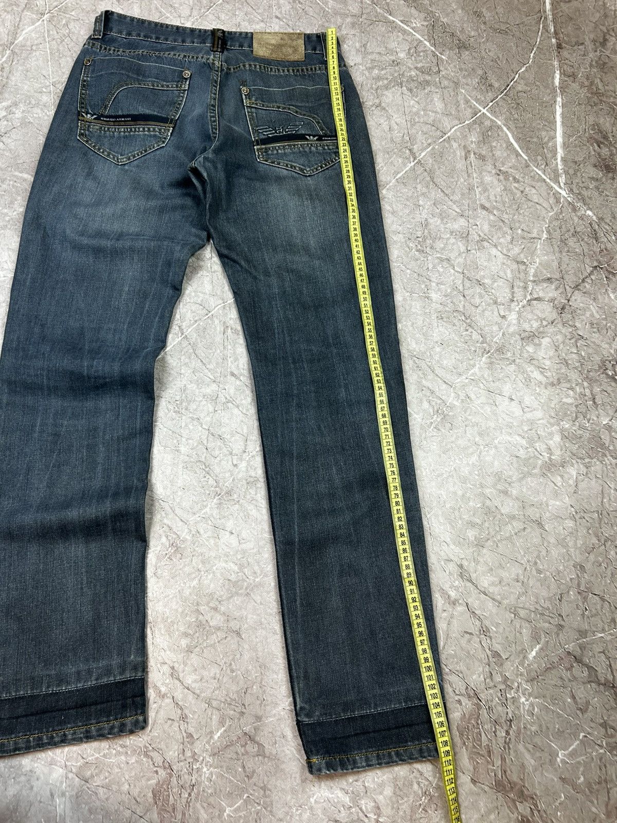 Armani Vintage Armani Jeans Big Logo Denim Pants size 32 Size US 32 / EU 48 - 14 Thumbnail