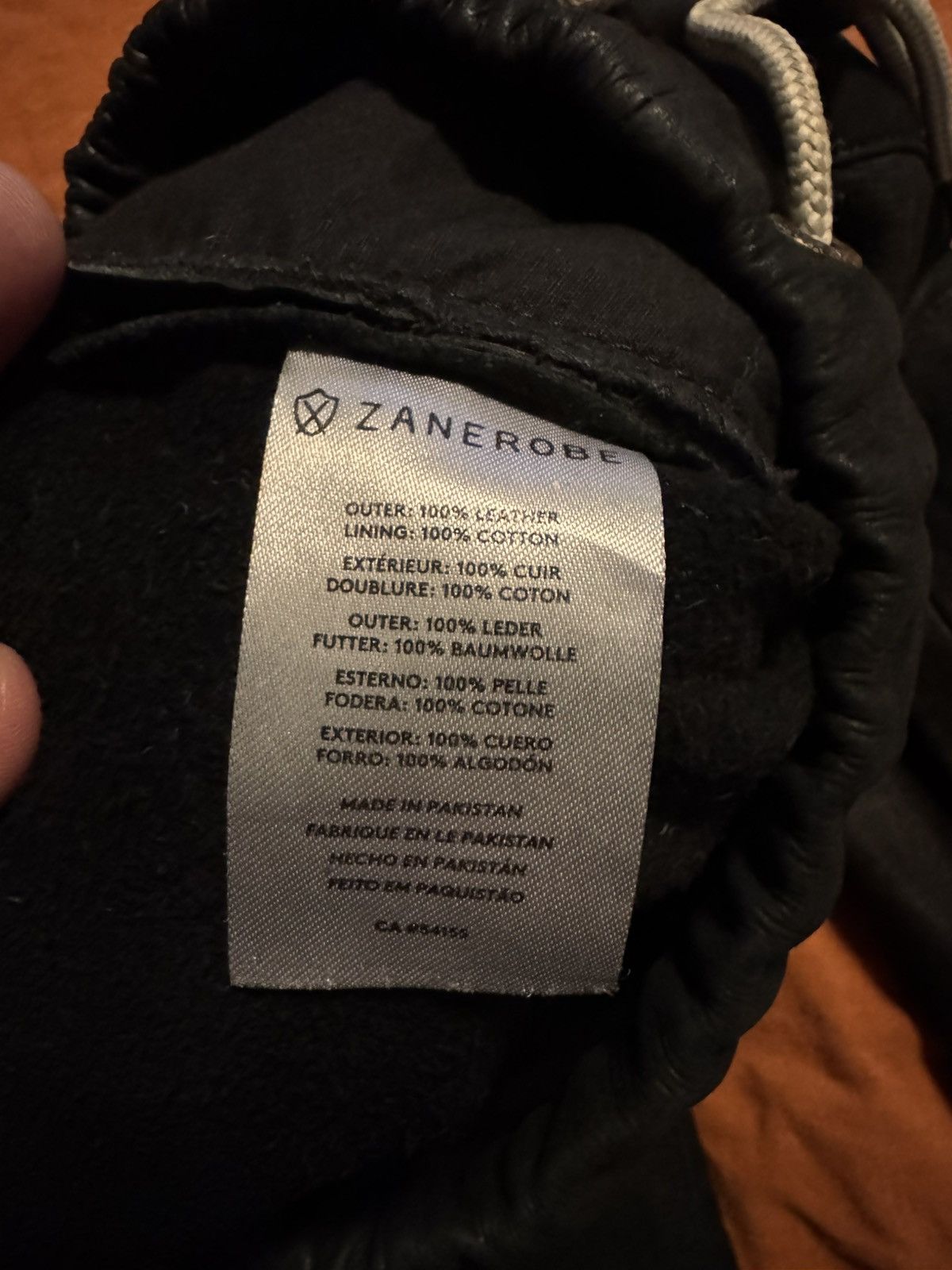 Zanerobe Sureshot Leather Joggers | Black | 32 Size US 32 / EU 48 - 9 Thumbnail