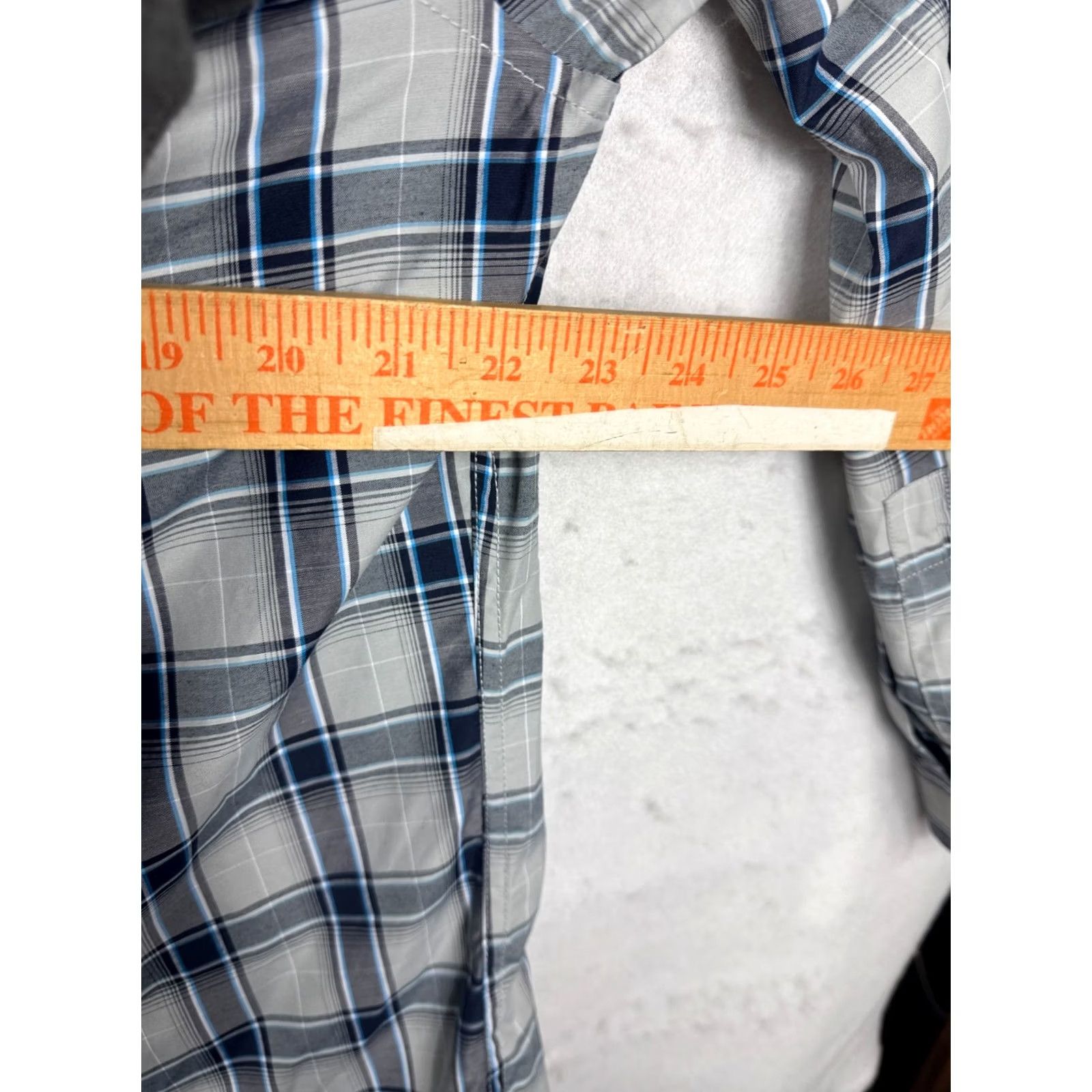 Eddie Bauer Eddie Bauer Button Down Shirt Large Mens Blue Plaid Classic Fit L/S Outdoors Pocket Size US L / EU 52-54 / 3 - 8 Thumbnail