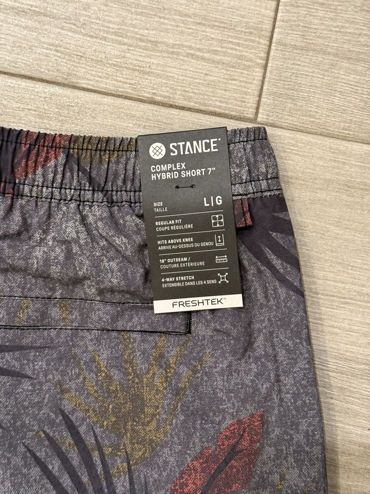 Stance Socks Stance Complex 2.0 Hybrid Short 7" Inseam BlackFade Sz Large Size US 34 / EU 50 - 6 Thumbnail