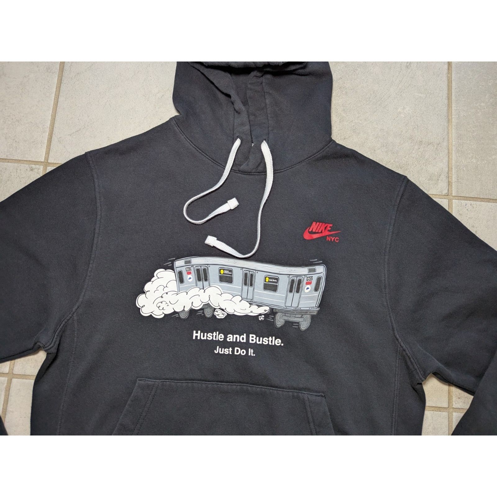 Nike Nike Small NYC Hustle And Bustle Subway Just Do It Hoodie Size US S / EU 44-46 / 1 - 4 Thumbnail