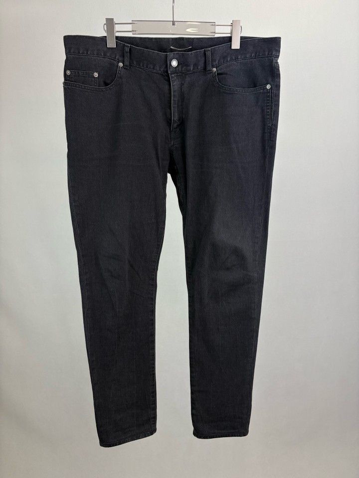 Saint Laurent Paris Saint Laurent Black Denim Jeans Size 36 Size US 36 / EU 52 - 1 Thumbnail