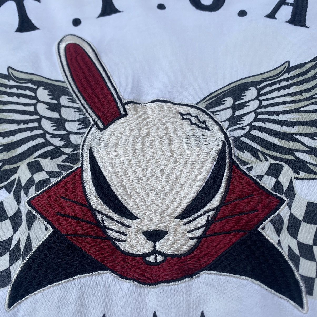Japanese Brand × Vanson Leathers VANSON X T.F.O.A one eared devil rabbit Size US L / EU 52-54 / 3 - 3 Thumbnail