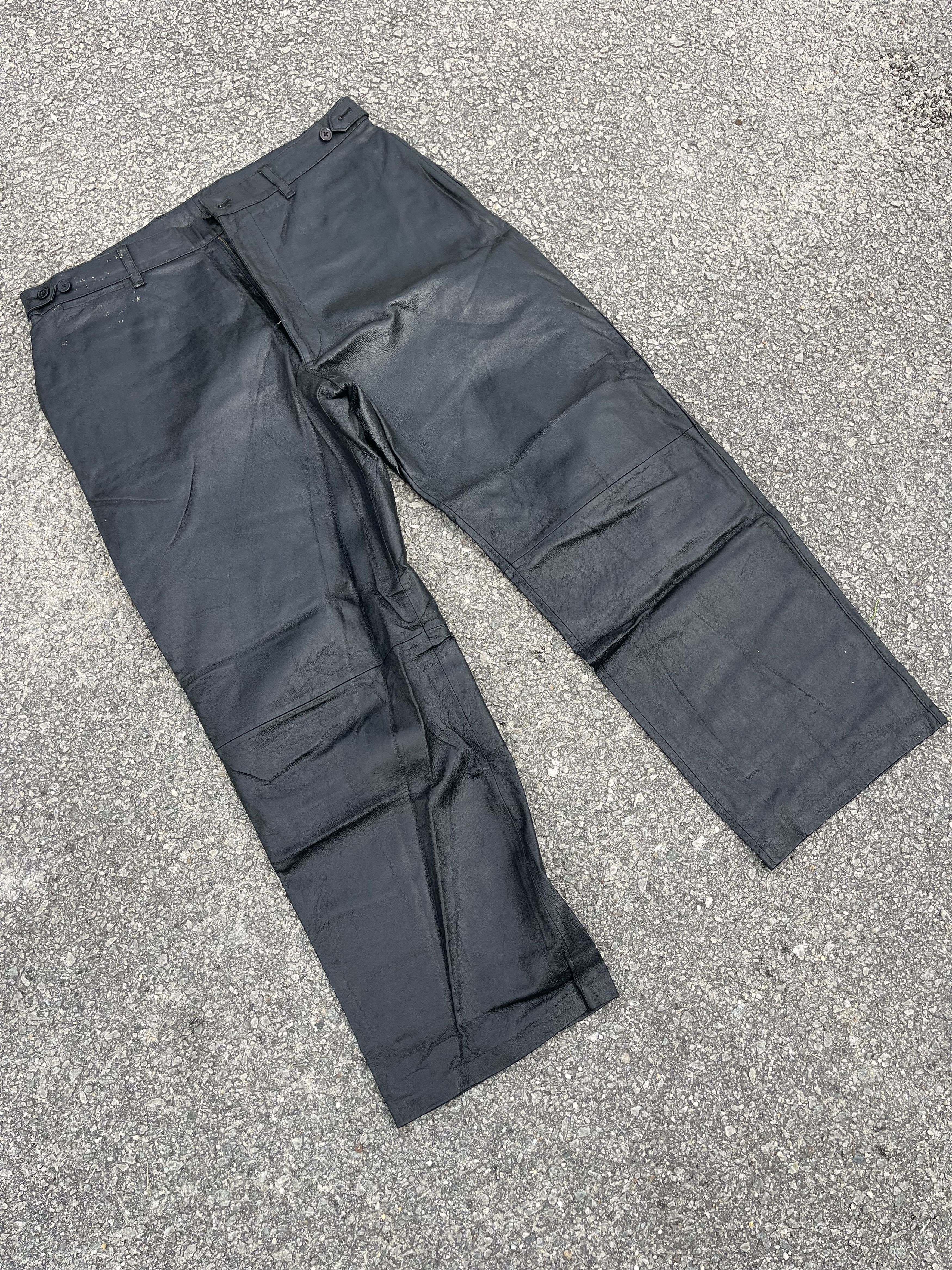 If Six Was Nine Allen Jolly Leather Trouser Size US 36 / EU 52 - 3 Thumbnail
