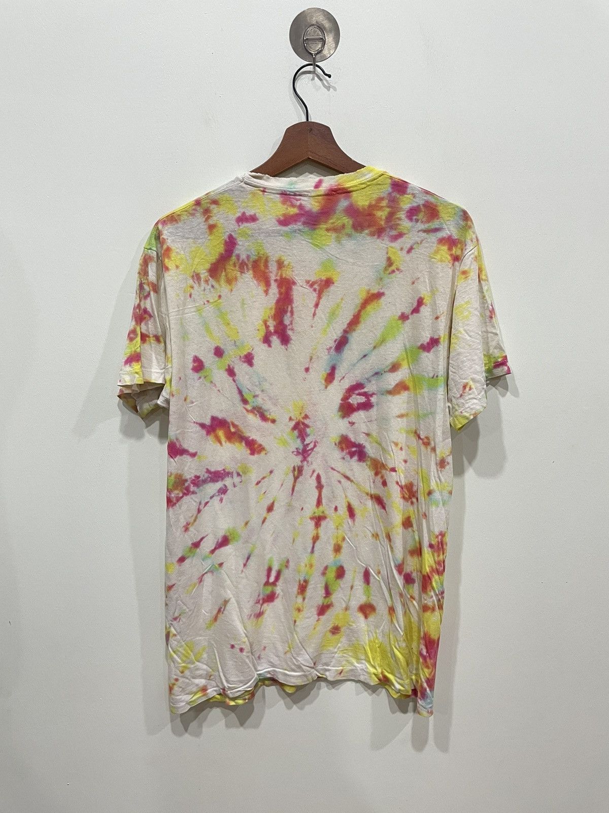 Hanes × Vintage Vintage Hanes 70s Tie Dye Distressed Tshirt Size US L / EU 52-54 / 3 - 2 Thumbnail