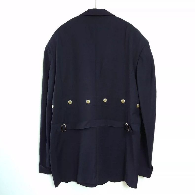 Yohji Yamamoto Yohji Yamamoto Men's silhouette wool blazer1980s silhouett Size US M / EU 48-50 / 2 - 1 Thumbnail