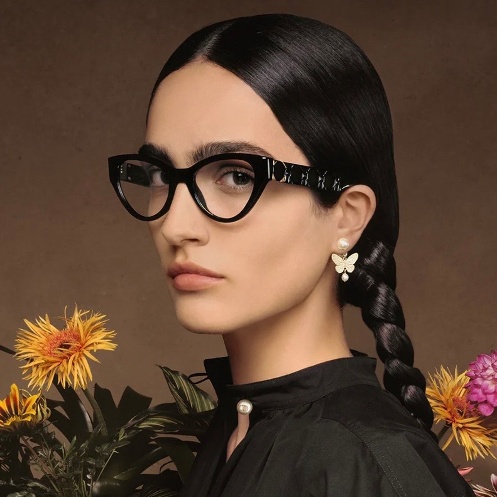 Dior NewChristian Dior Eyeglasses Lady 95.22O B1I 1000 Authentic Size ONE SIZE - 2 Thumbnail