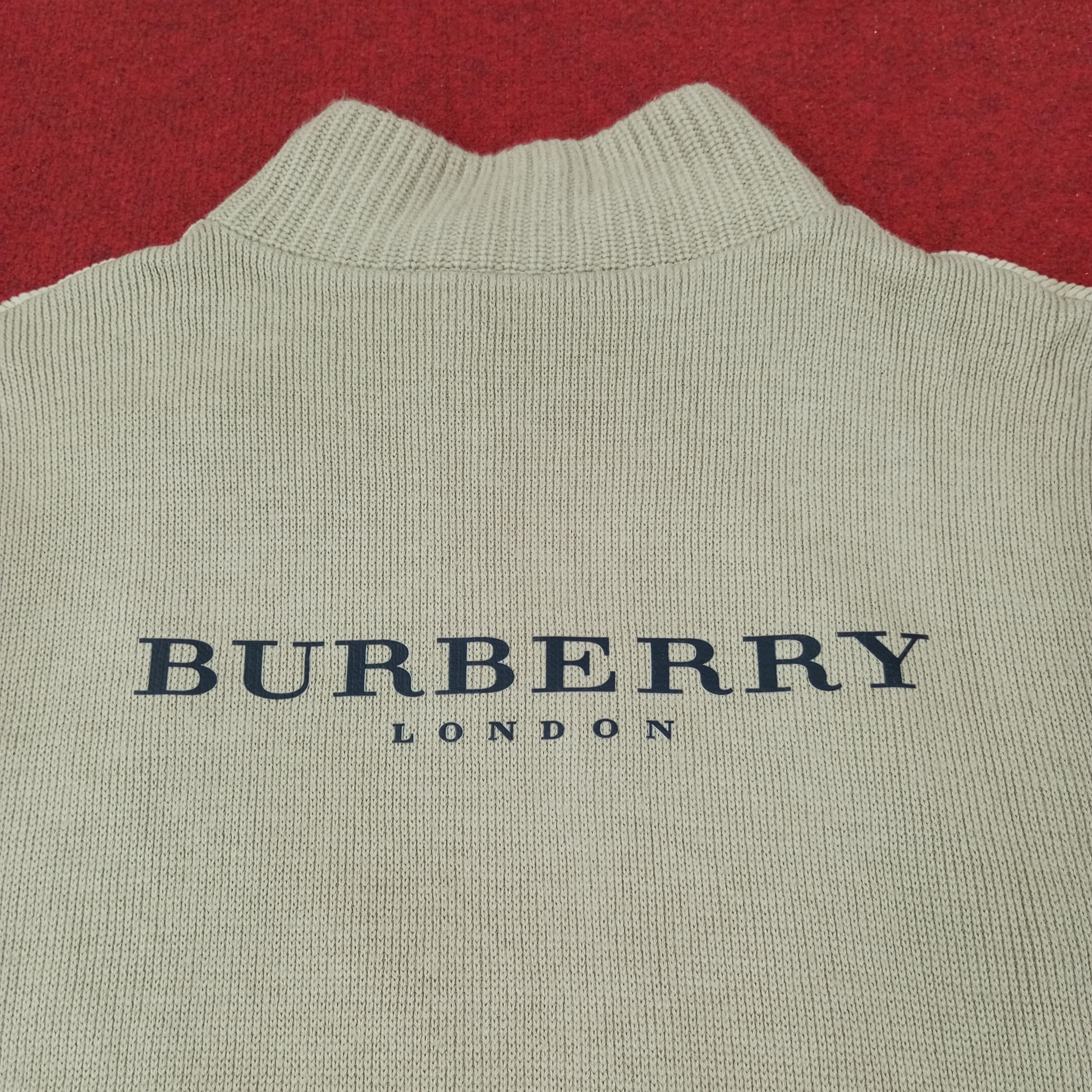 Burberry × Vintage Burberry London Fashion Brand Custom Art Jacket c218n15 Size US XL / EU 56 / 4 - 2 Thumbnail