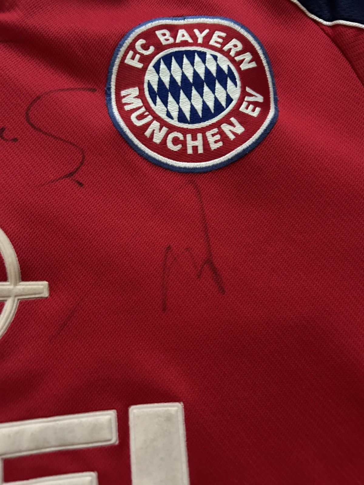 Adidas Bayern Munchen 1999 home signatures Size US S / EU 44-46 / 1 - 8 Thumbnail