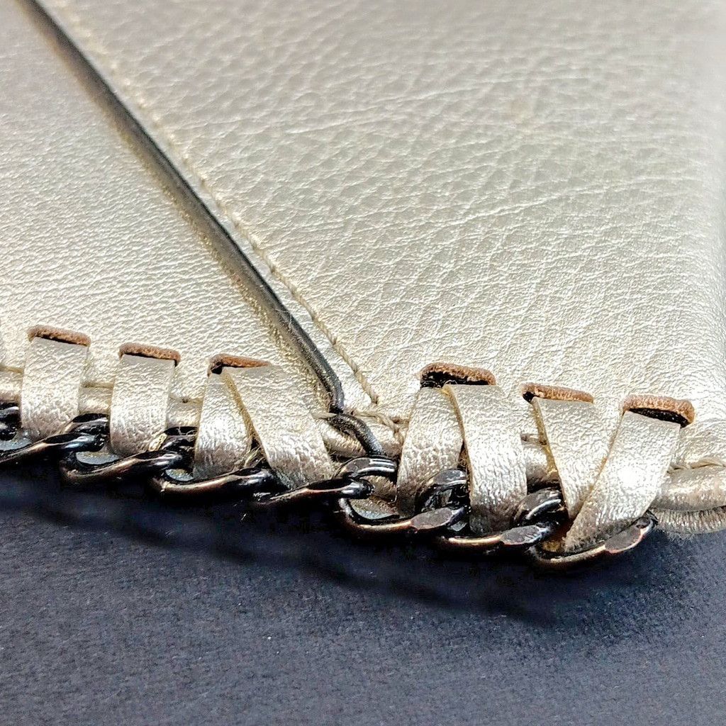Lord & Taylor Rare Design Lab Lord And Taylor Envelope Purse Silver Size ONE SIZE - 10 Thumbnail