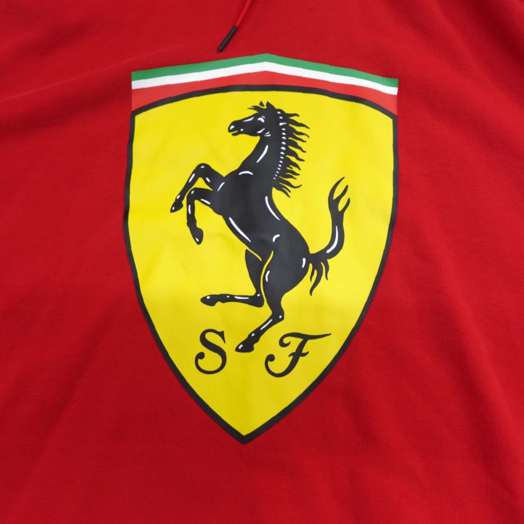 Puma VINTAGE Puma Ferrari Sweatshirt XL Red Large Logo Hoodie Mens Size US XL / EU 56 / 4 - 2 Thumbnail