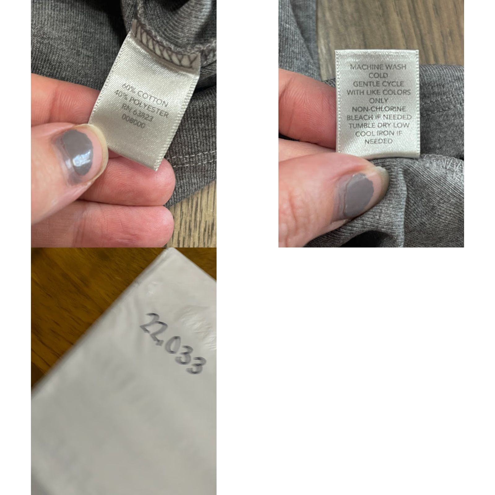 Vintage **Cj Banks Gray Women's Large Long Sleeve T-Shirt Layer Your Look** User: Cj Banks Gray Women's Large Long Sleeve T-Shirt Layer Your Look Size L / US 10 / IT 46 - 8 Thumbnail