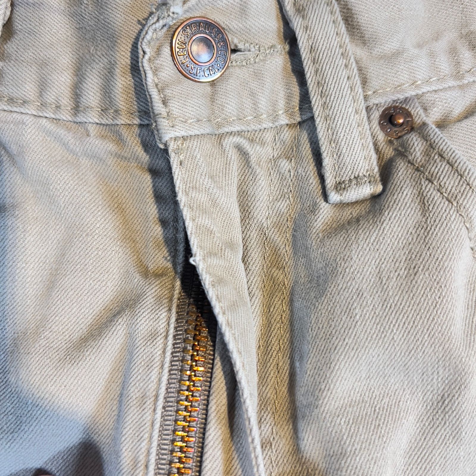 Levi's Levi's 505 Jeans Men 34W x 30L Brown Straight Leg 00505-0718 Size US 34 / EU 50 - 3 Thumbnail