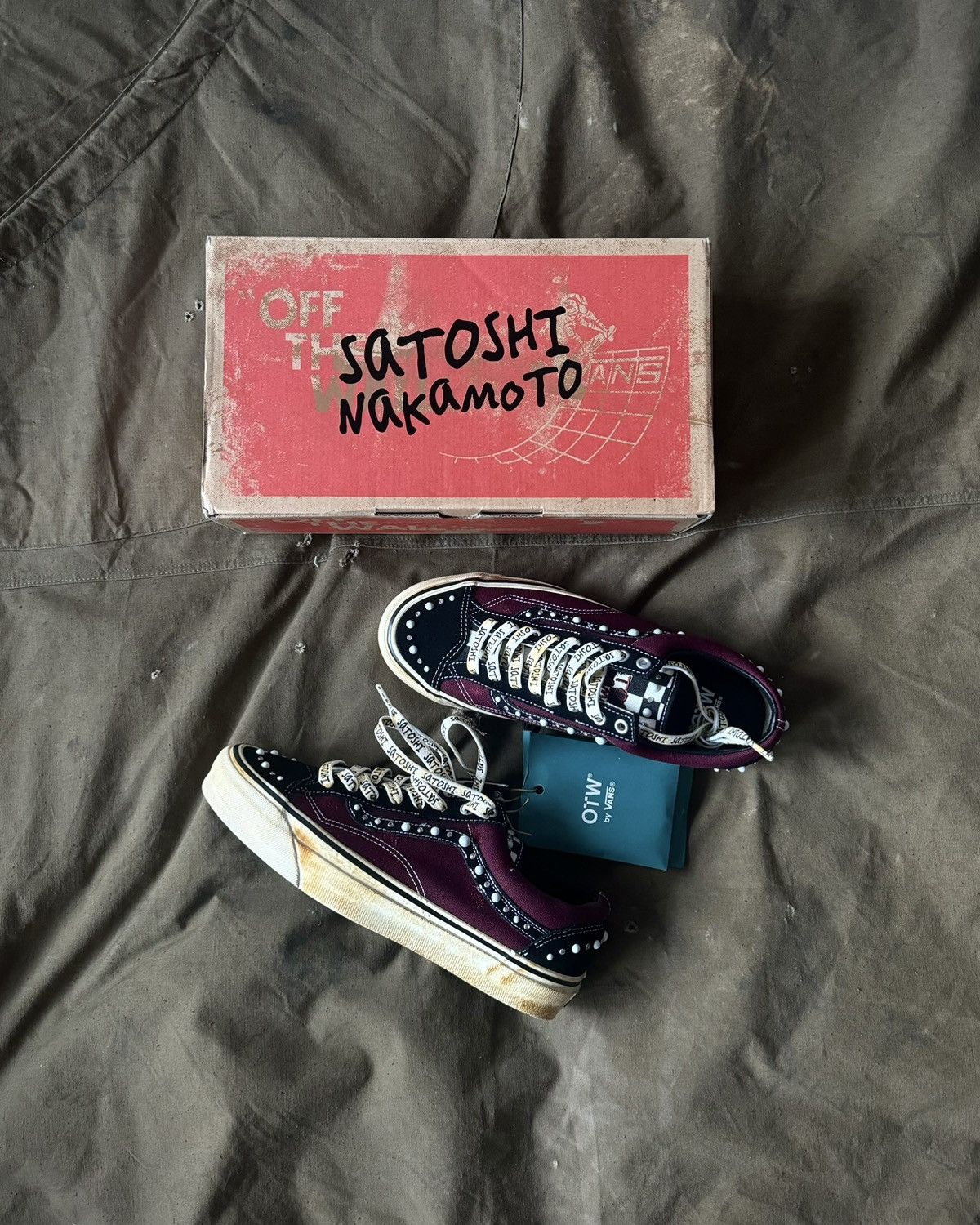 Satoshi Nakamoto × Vans Vans x Satoshi Nakamoto OTW Old Skool Reissue 36 Size US 10 / EU 43 - 1 Thumbnail