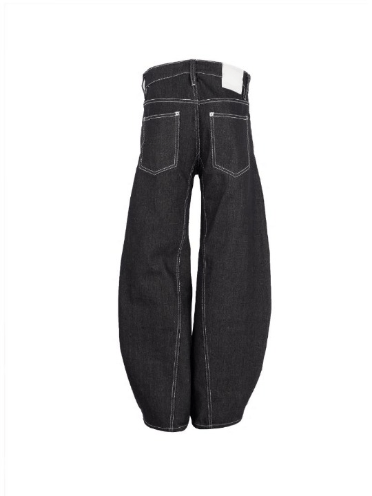 Raizen Balloon Pleated Raw Denim